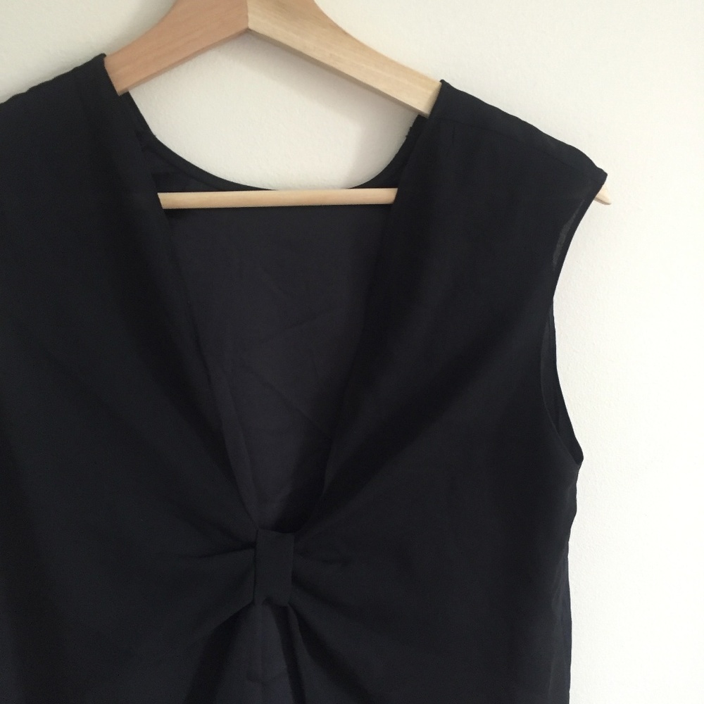 EXPRESS Open Back Bow Tank Top
